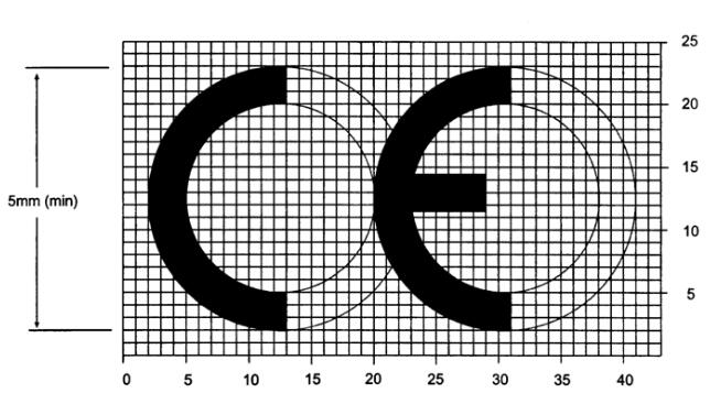 CE認證標志標準尺寸的五大細節(jié)